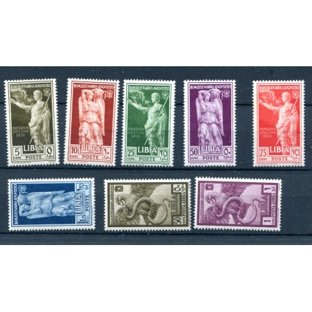 1938 Libia Augusto n.152/57 + A36/37 MH Cat. 16