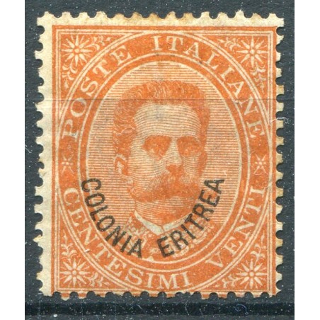 Eritrea 1893 Umberto I, c. 20, n. 5 MH. Cat 360.