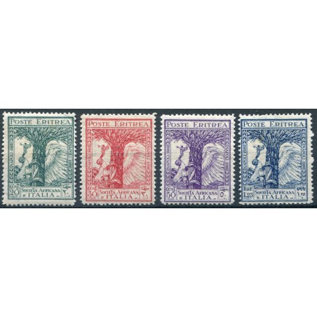 1928 Eritrea n. 132/35, Pro Società Africana MNH. Cat. 60