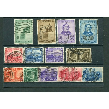 1939/42  ITALIA REGNO N.449/457 + 466/69   PIC124