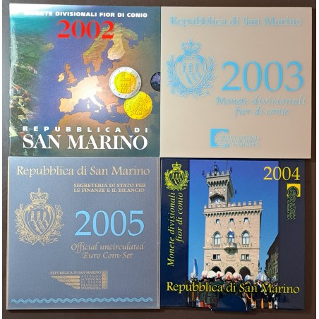 SAN MARINO Serie Zecca Divisionali dal 2002 al 2024 UNC ENTRA SCEGLI