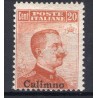 1917 Calimmo - Calino c.20 arancio senza filigrana n.9 MH Cat. 180