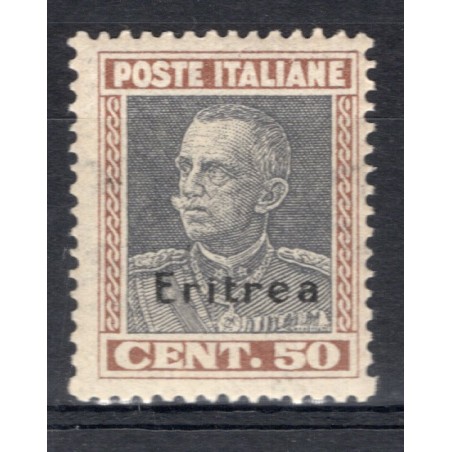 1928 Eritrea c.50 n.128 soprastampato MNH Cat. 85