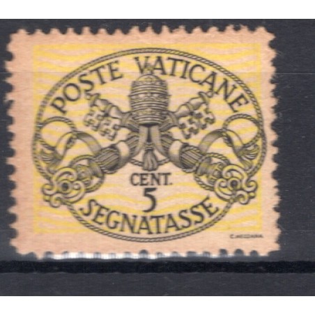 1946 Vaticano, Segnatasse, c.5 righe larghe MNH n.13