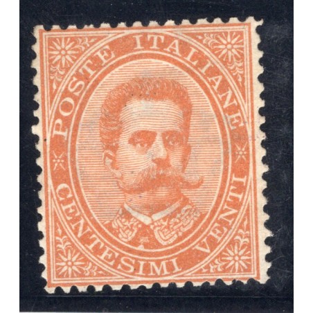 1879 Italia Umberto I° c.20 arancio n.39, MNH Cat. 600