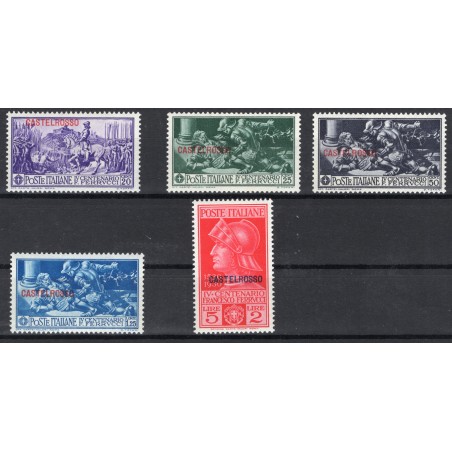 1930 Castelrosso Ferrucci n°25/29 MNH Cat. 450