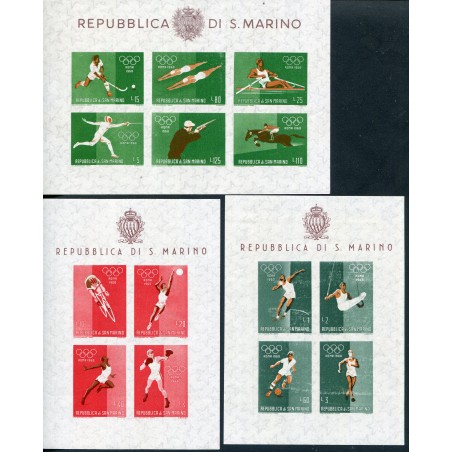 1960 San Marino Giochi Olimpici n. 3 BF