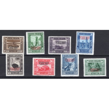 1934 Somalia Duca degli Abruzzi n.185/92 MNH Cat. 850