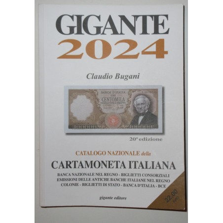 Catalogo Gigante 2024 Cartamoneta Italiana Usato