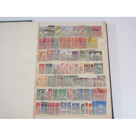 British Colonies - Collection of used stamps in stockbook