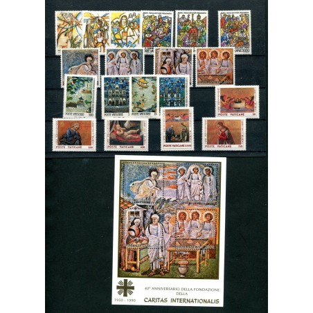 1990 Vaticano annata Cpl MNH