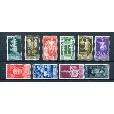 1937 Italia Bimillenario Augusto n.416/25   MNH cat. 400