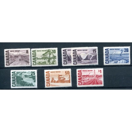 1967/72 Canada serie Paesaggi MNH