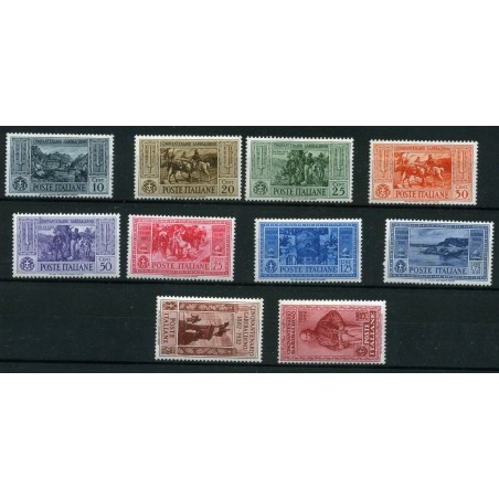 1932 Italia Regno Garibaldi n.315/24  Cat. 550 MNH