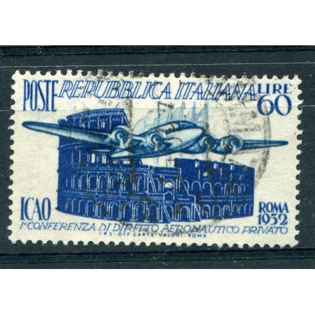 1952 Italia ICAO n.697 usato