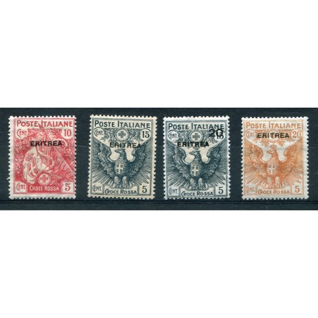 1916 Eritrea Croce Rossa n. 41/44 mnh cat. 350