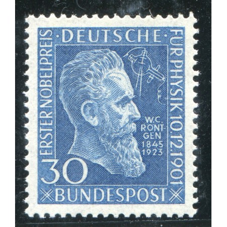 1951 Germania Rep. Federale Rontgen 30 ,p8 n.33 mnh cat. 80